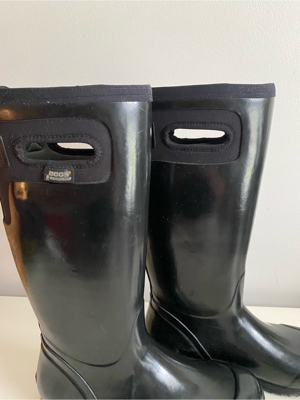Bogs Tacoma Tall Women's Black Rain Boot Size 8 - Picture 7 of 7